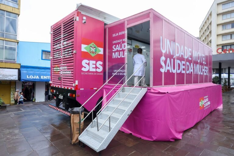 Unidade Móvel Saúde da Mulher em Santa Catarina
