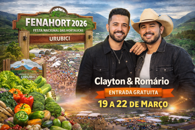 Fenahort 2026 retorna a Urubici com show nacional e entrada gratuita