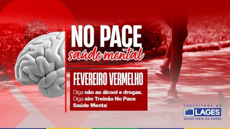 Lages promove Treinão no Pace Saúde Mental durante o Fevereiro Vermelho