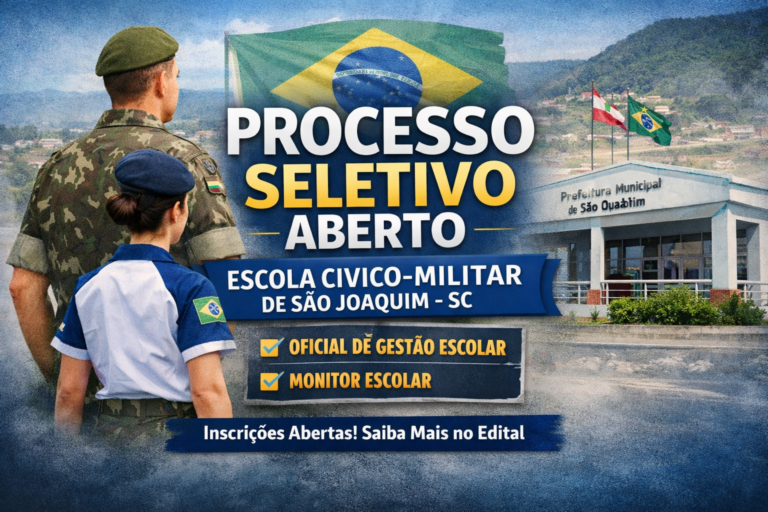 São Joaquim abre inscrições para processo seletivo da Escola Cívico-Militar