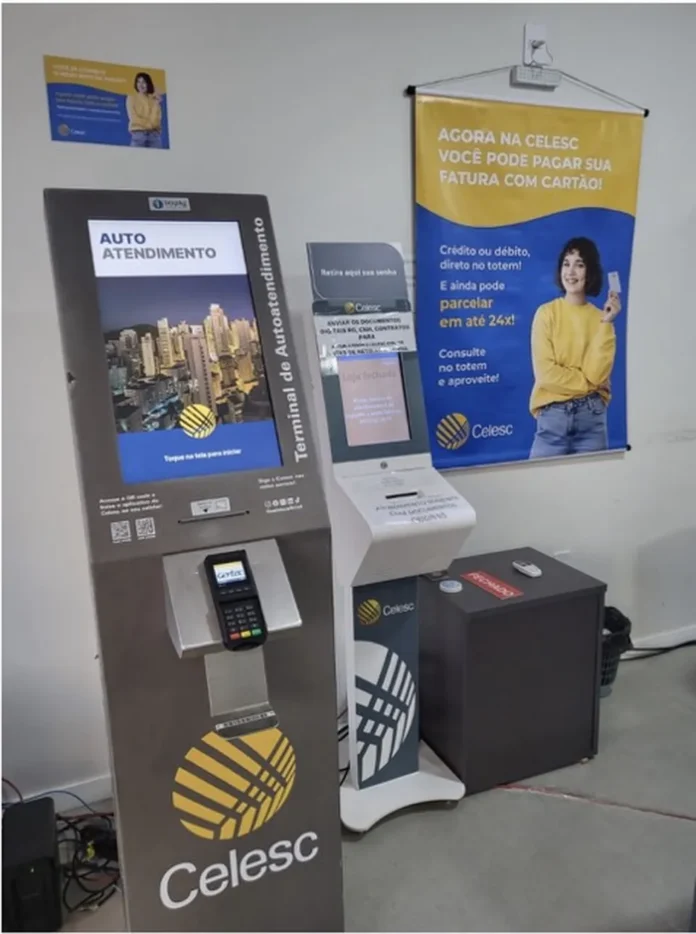 pagamento da fatura Celesc com cartão