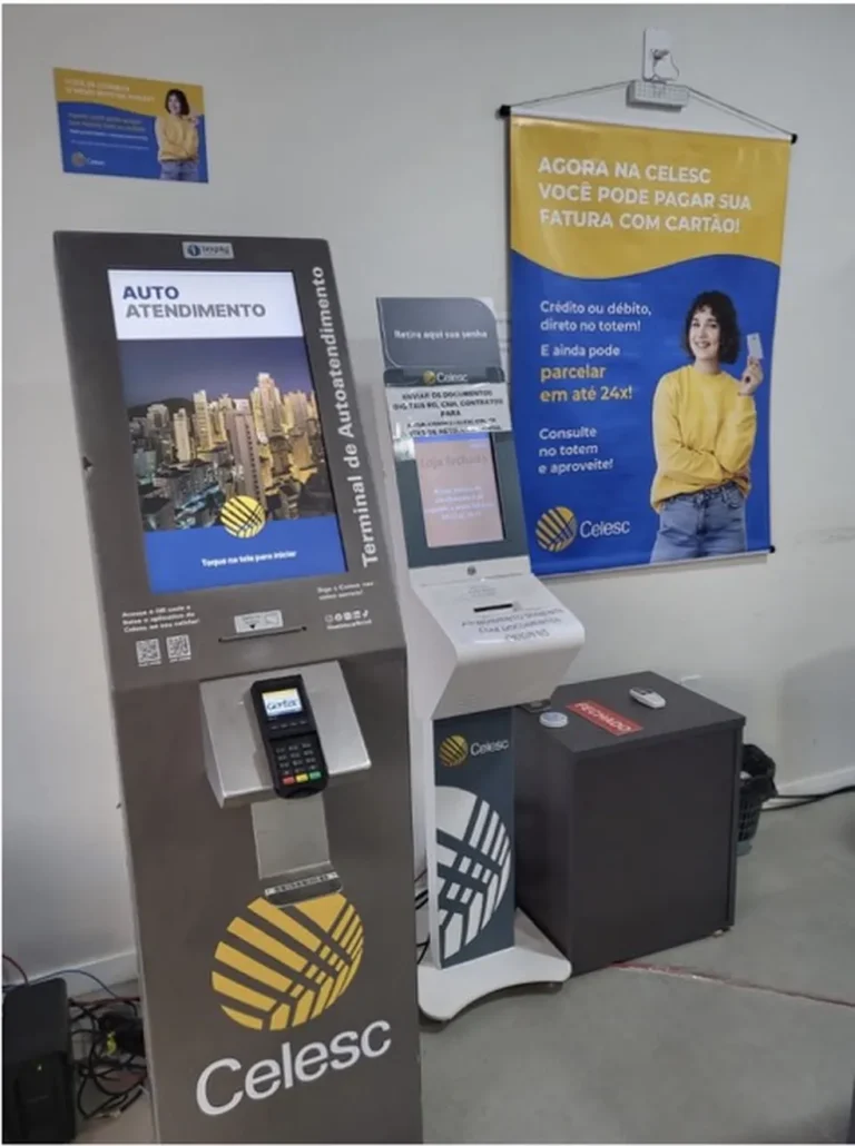 pagamento da fatura Celesc com cartão