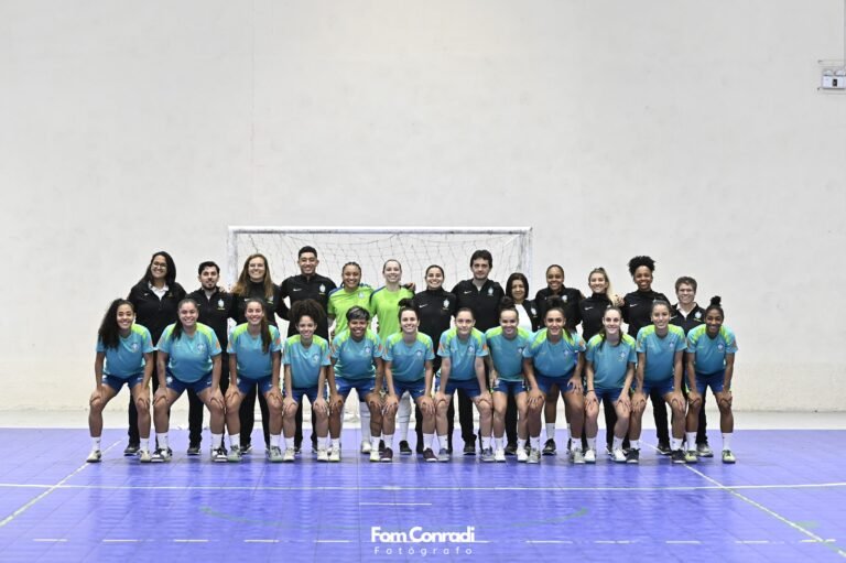 Lages recebe amistosos da Seleção Brasileira feminina de futsal contra a Colômbia