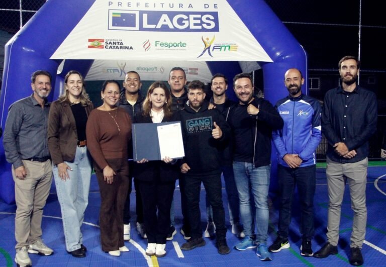 quadra poliesportiva Lages Centenário