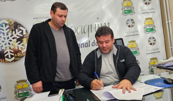 pavimentação de ruas em São Joaquim